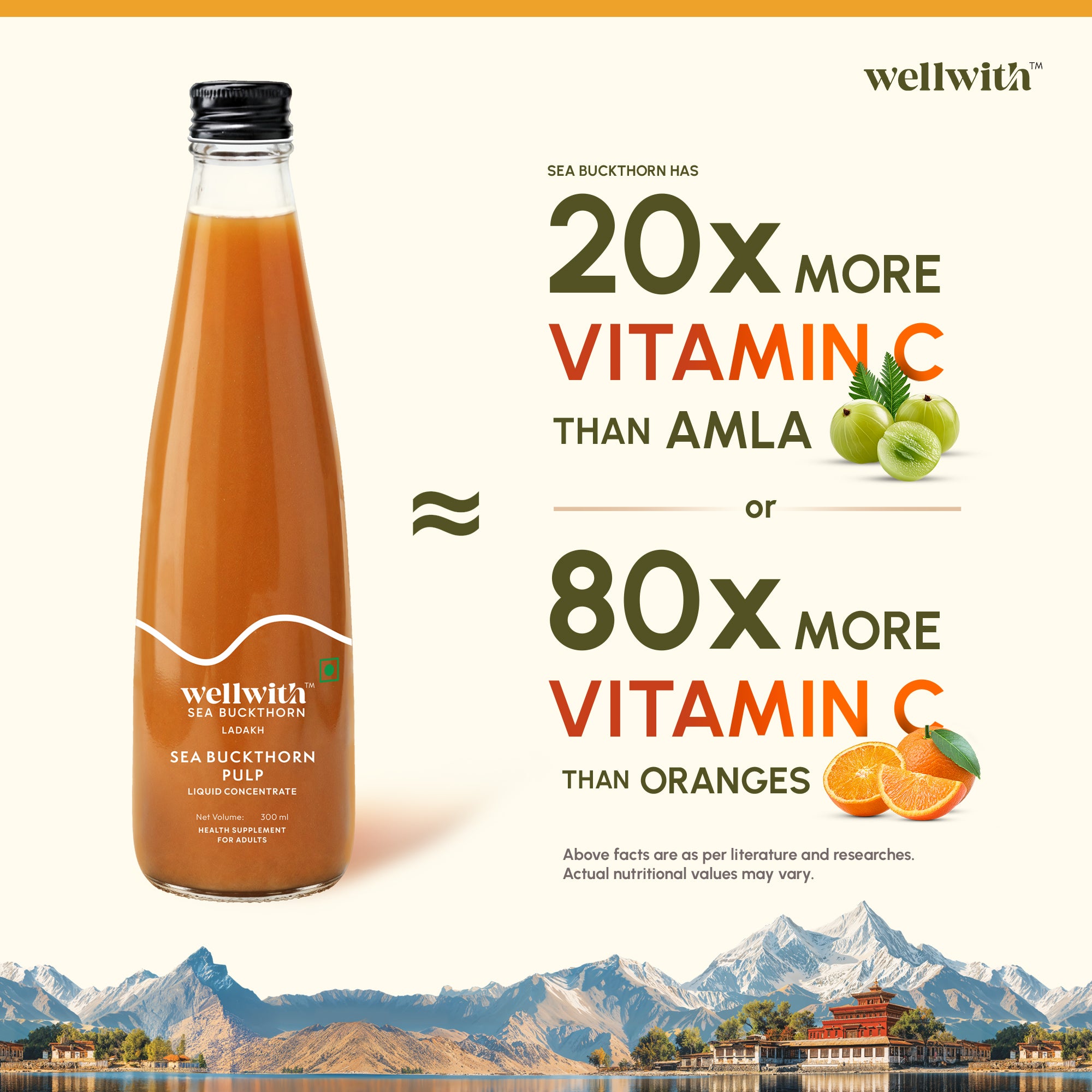 Sea Buckthorn Juice (Pure Pulp Concentrate)