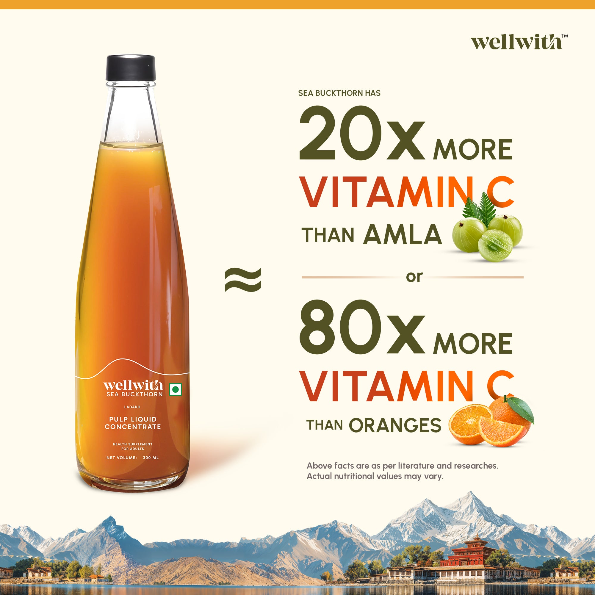 Sea Buckthorn Juice (Pure Pulp Concentrate)