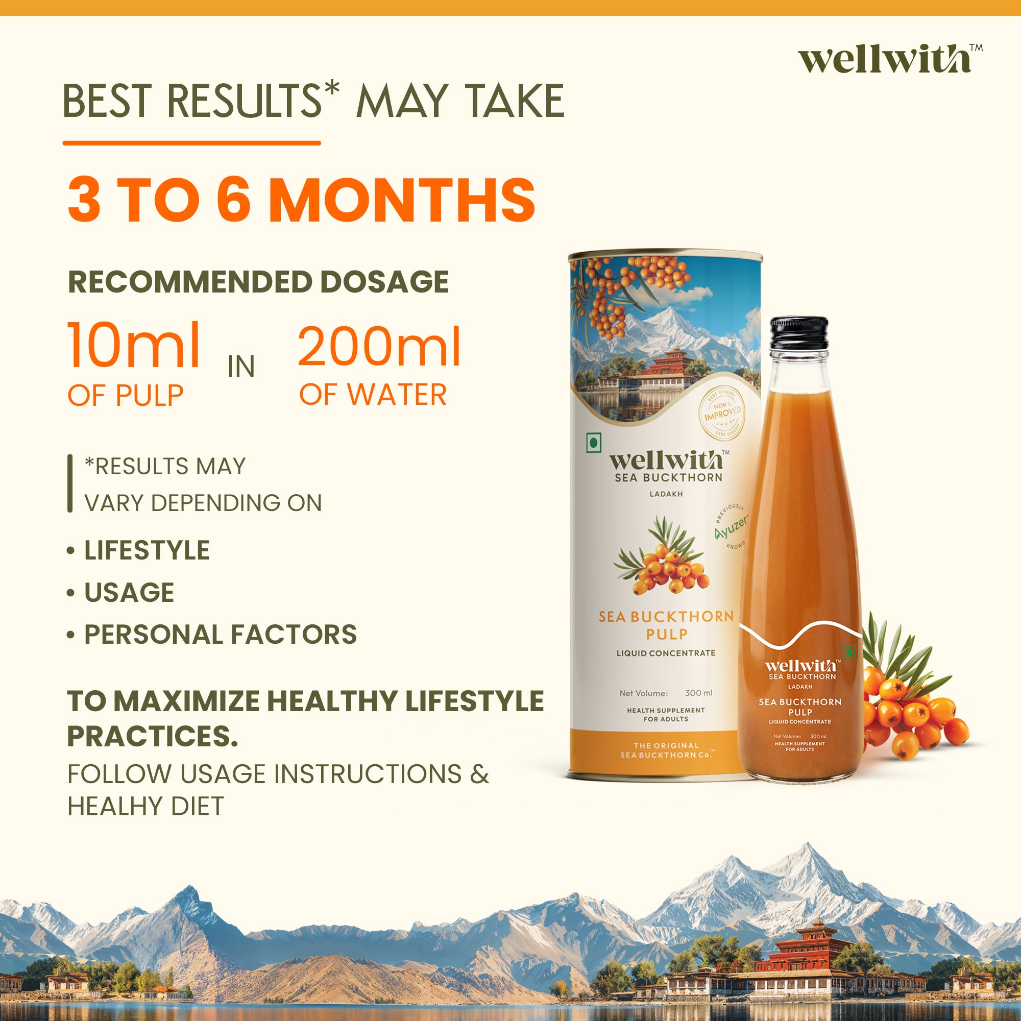 Sea Buckthorn Juice (Pure Pulp Concentrate)