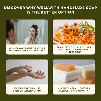 Sea Buckthorn Natural Soap (Pack of 3)
