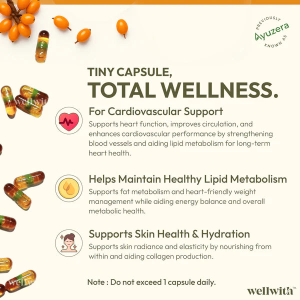 Sea Buckthorn Oil Capsule (Omega 3,6,7,9)